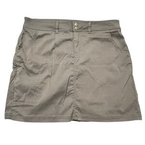 Women's Prana Gray Athletic Mini Skirt Size 12